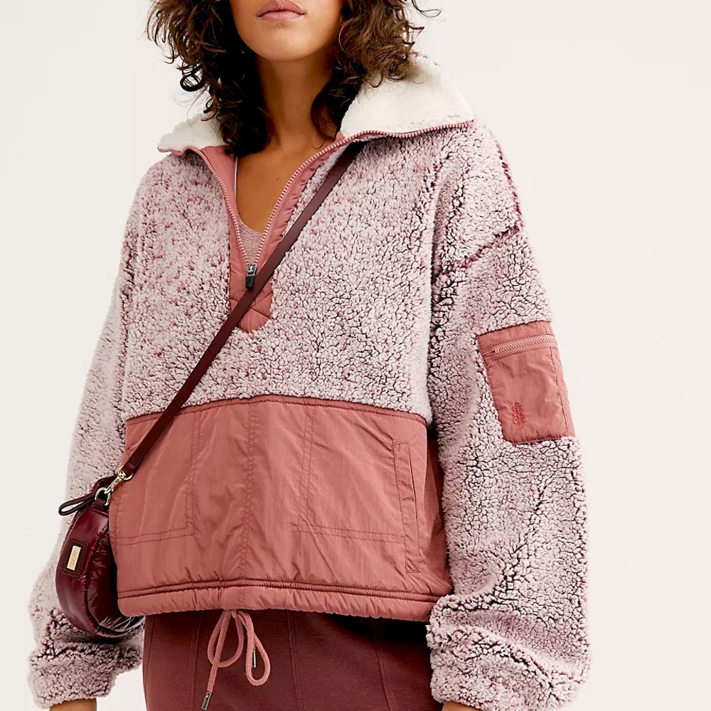 Free People quarter zip pull over jacket